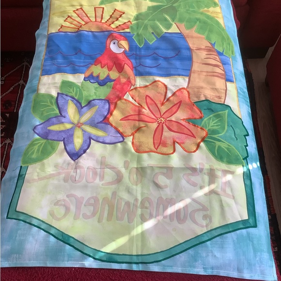 Garden Flag It’s Five O’clock Somewhere Cottage Core - Picture 5 of 5